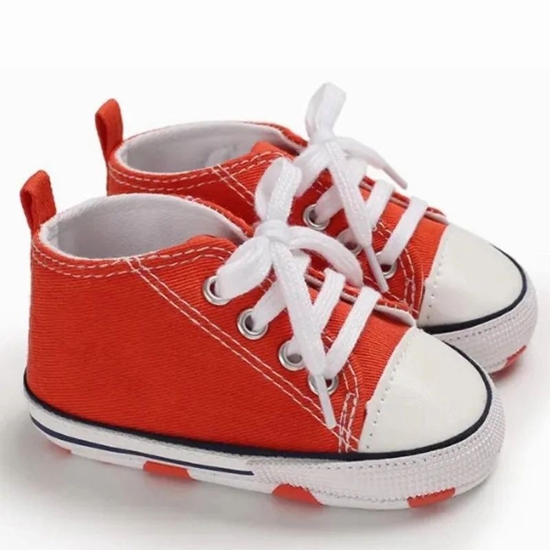 Canvas Baby Sneakers – Soft Sole First Walkers for Boys & Girls