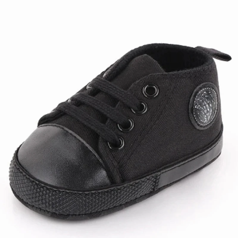 Canvas Baby Sneakers – Soft Sole First Walkers for Boys & Girls