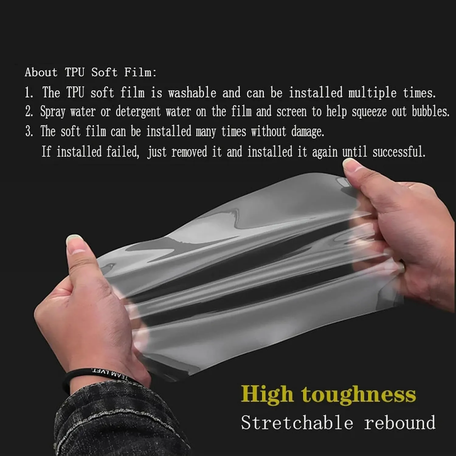 Car Interior Piano Board Protection Film TPU Transparent Paint Film,for VW Arden CC 2019-2023 Car Accessories