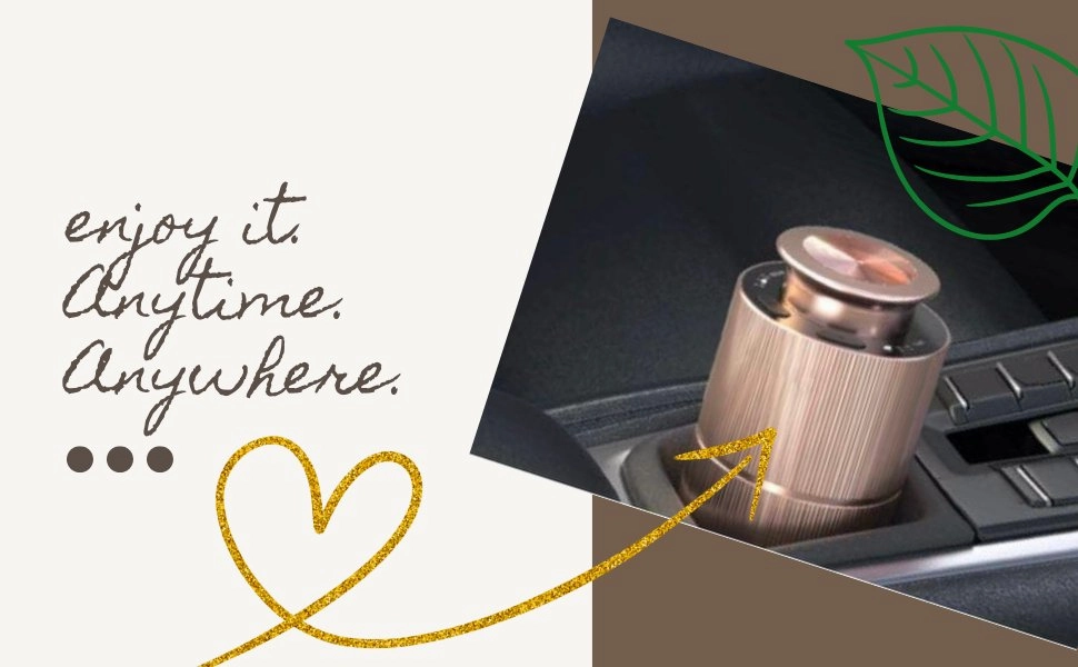 Car Diffuser Starter Kit - Two 20ml Fragrances of Your Choice Included