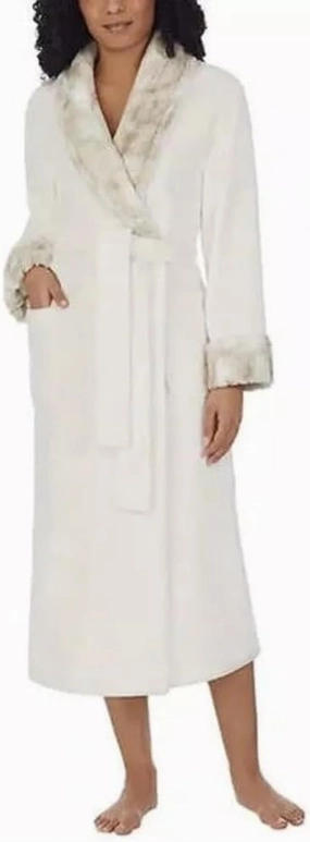 Carole Hochman Women's Shawl Collar Plush Robe