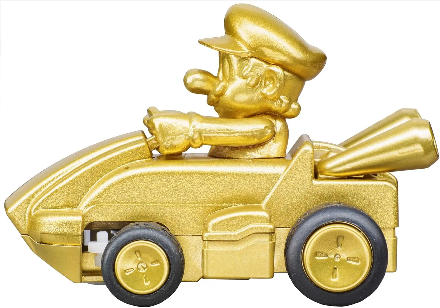 Carrera RC Nintendo Mario Kart 2.4 GHz Mini Collectible Radio Remote Control Toy Car Vehicle - Gold Mario