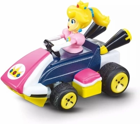 Carrera RC Nintendo Mario Kart 2.4 GHz Mini Collectible Radio Remote Control Toy Car Vehicle - Peach