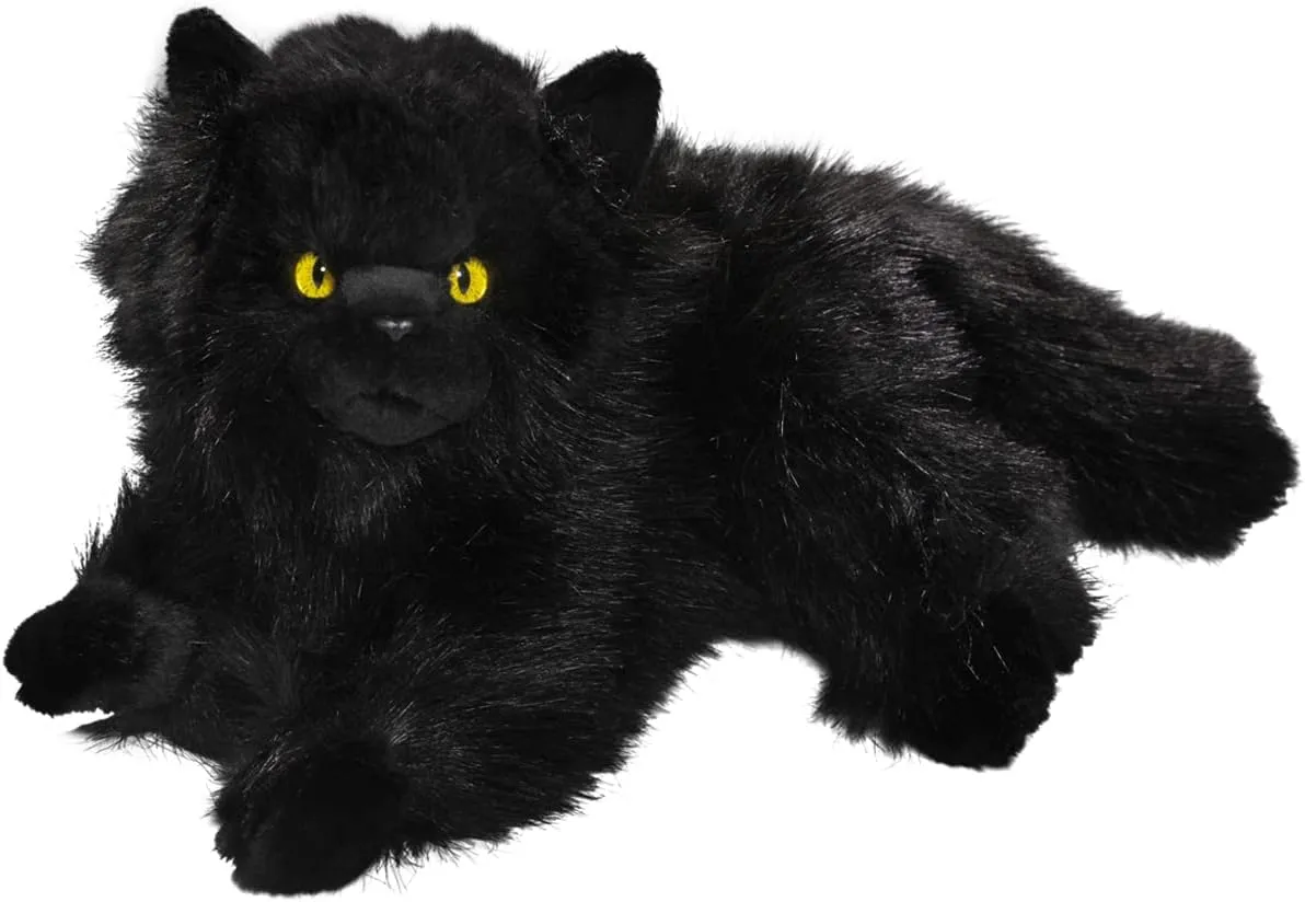 Cat, Persian Black, 12 inches, 30cm, Plush Toy, Soft Toy, Stuffed Animal 3474