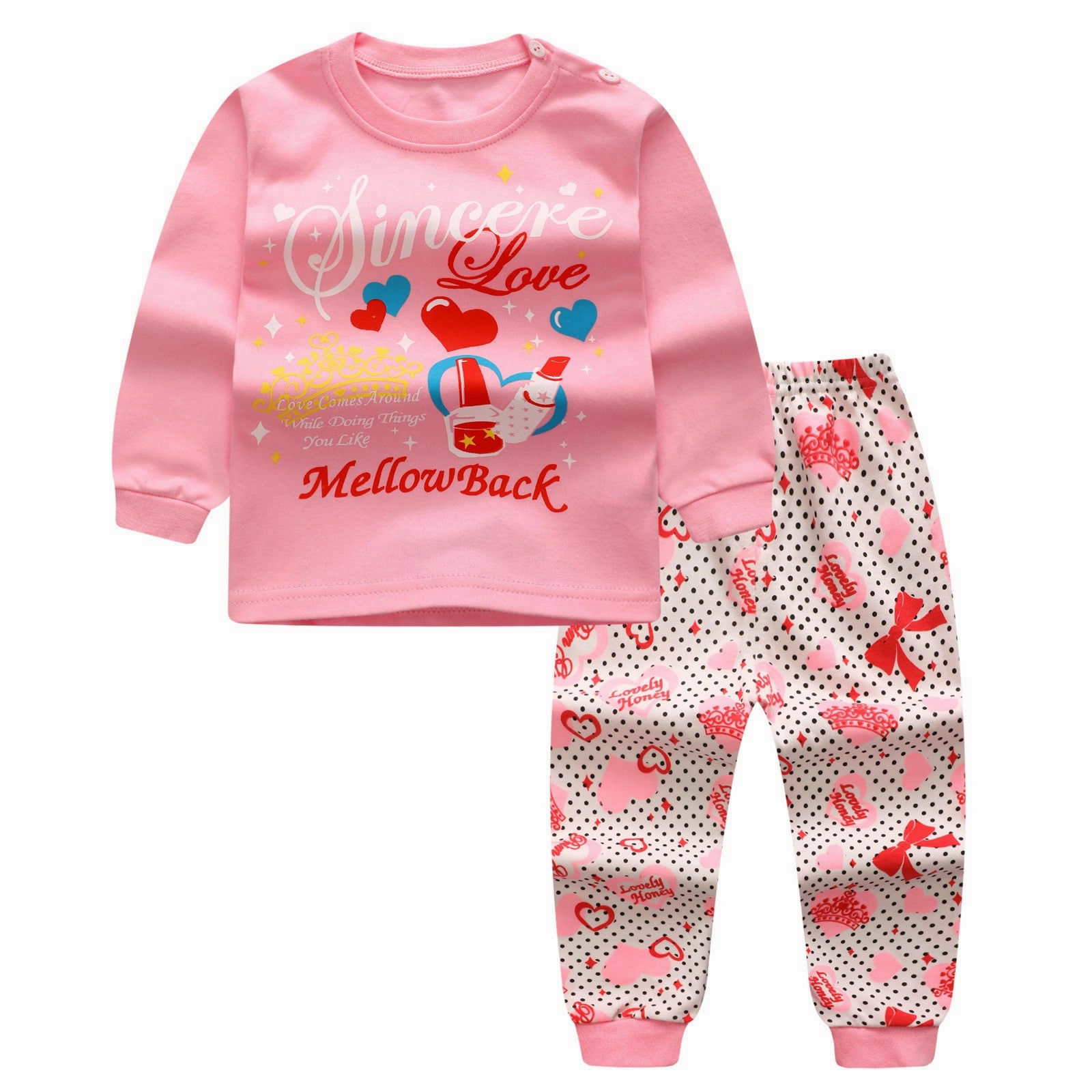 Children's Underwear Set, Two-piece Cotton Set
