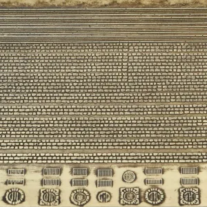 Chooch Flexible Roadway Cobblestone Street Details - Small for HO & N Scales