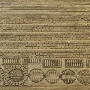 Chooch Large Cobblestone Street Details, HO/O Scale
