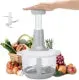 Chopper Food Processor, Mini Cup Food Processor, Press Start Quick Operation, Double Layer Thickening Transparent Bowl is Safe and Reliable Kitchens Best Food Chopper
