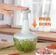 Chopper Food Processor, Mini Cup Food Processor, Press Start Quick Operation, Double Layer Thickening Transparent Bowl is Safe and Reliable Kitchens Best Food Chopper