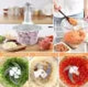 Chopper Food Processor, Mini Cup Food Processor, Press Start Quick Operation, Double Layer Thickening Transparent Bowl is Safe and Reliable Kitchens Best Food Chopper