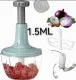 Chopper Food Processor, Mini Cup Food Processor, Press Start Quick Operation, Double Layer Thickening Transparent Bowl is Safe and Reliable Kitchens Best Food Chopper