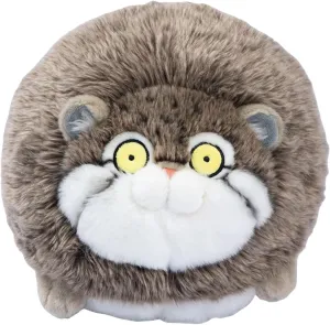 Chubby Pallas's Cat Plush Toy, Plushie Stuffed Animal with Soft Fat Cat Body, Original Design