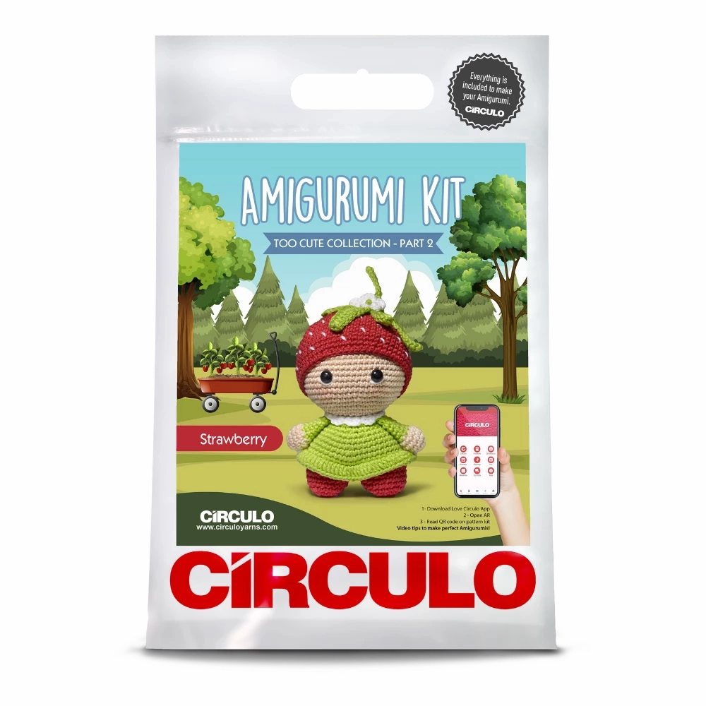 Circulo Amigurumi Kit "Too Cute" Strawberry