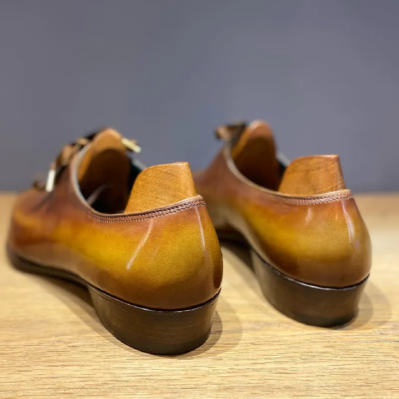 Classic Brown Calfskin Formal Dress Oxfords