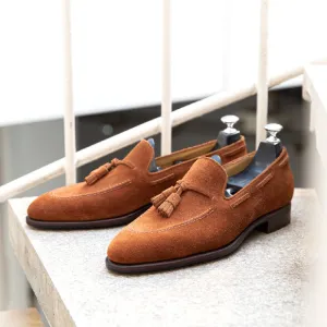 Classic Suede Fringe Loafers