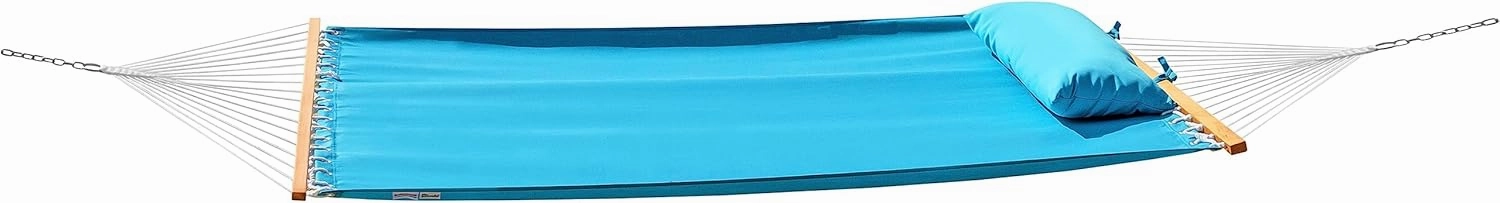 Classic All-Weather Outdoor Hammock with Pillow Sunbrella® Fabric Deluxe Size (Canvas Aruba (#5416-0000))