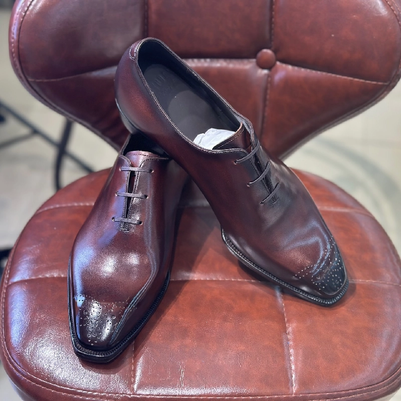 Classic Calfskin Derby Shoes
