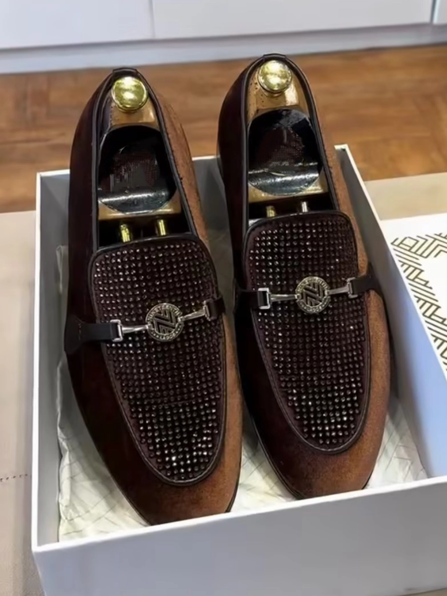 Classic Glitter Dress Loafers