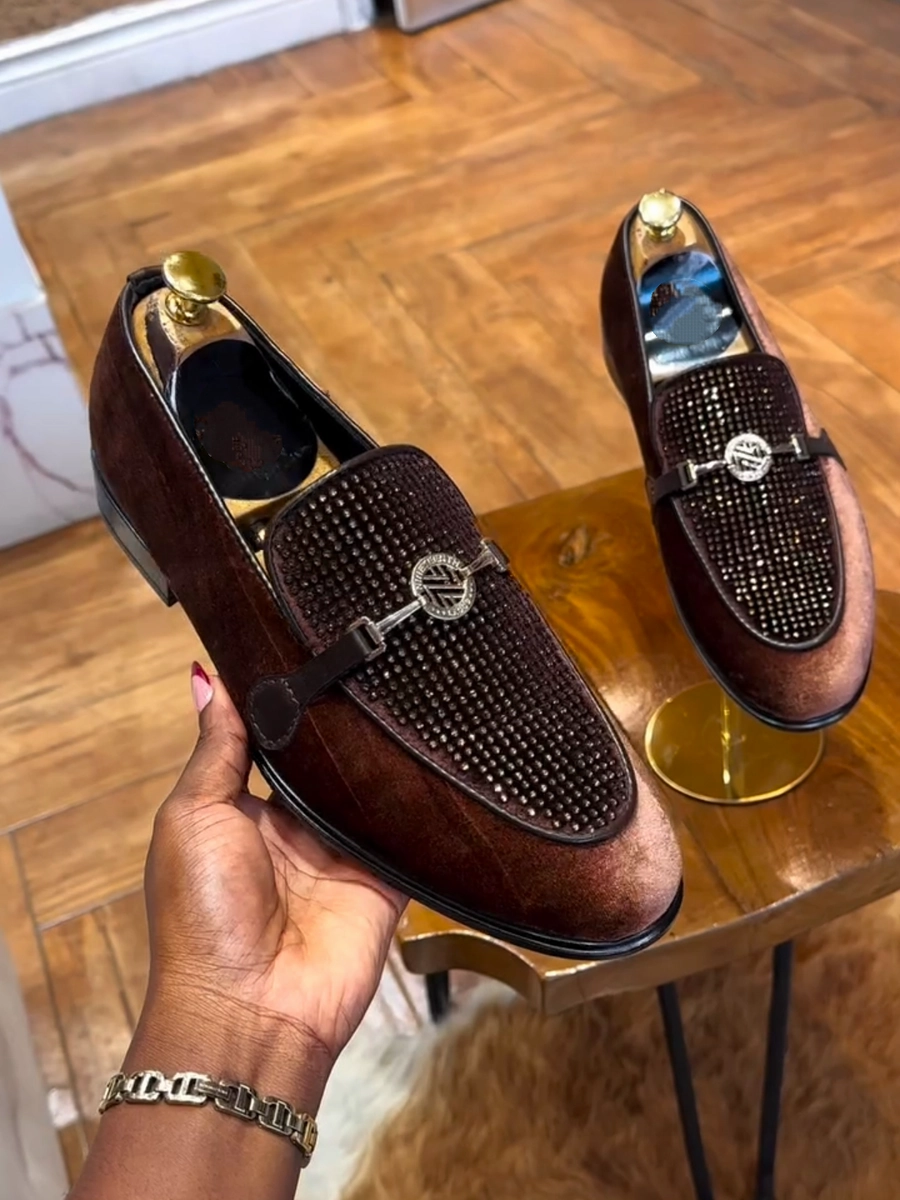 Classic Glitter Dress Loafers