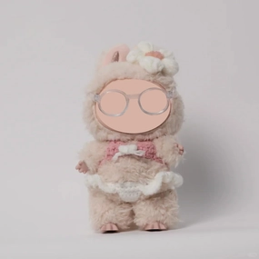 Clothes for 17cm Doll, Handmade Bikini Set with Accessories Outfit, 4 Pieces Kawaii Chic Style Cute Dress for Dolls Accessories