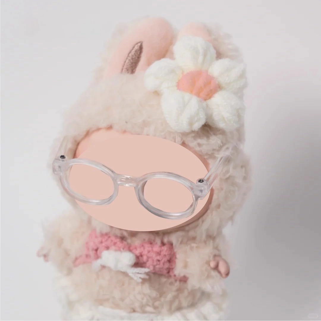 Clothes for 17cm Doll, Handmade Bikini Set with Accessories Outfit, 4 Pieces Kawaii Chic Style Cute Dress for Dolls Accessories