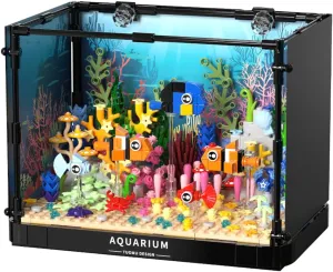 Clownfish Coral Eco-Tank Building Blocks Toys, Gifts for Children and Adults (570 PCS)