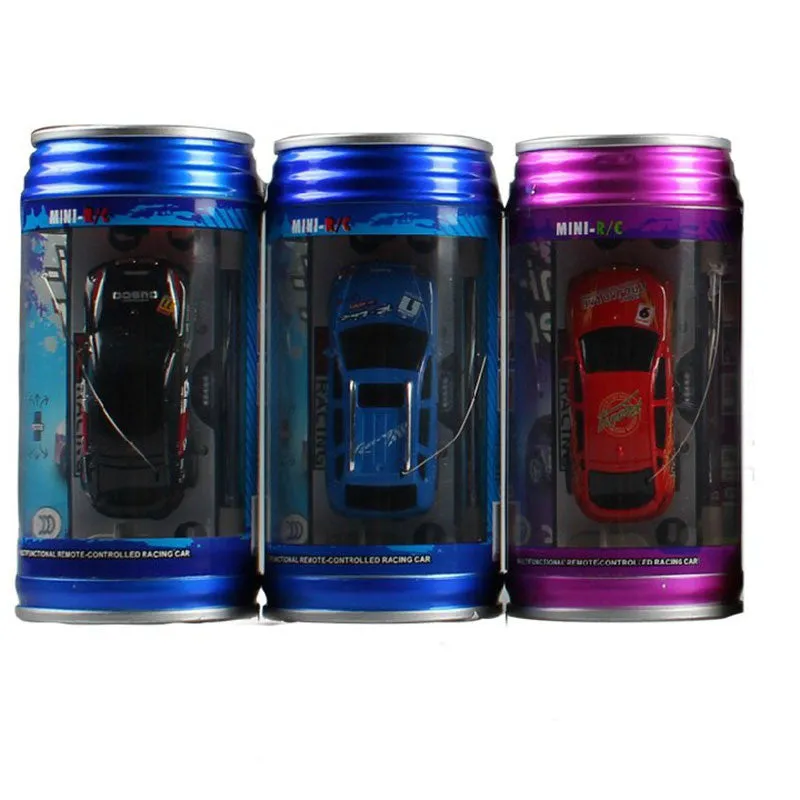 Coke Can Mini Speed RC Radio Remote Control Micro Racing Car Toy