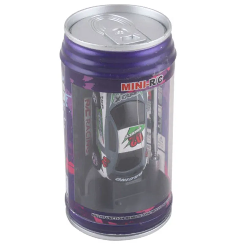 Coke Can Mini Speed RC Radio Remote Control Micro Racing Car Toy