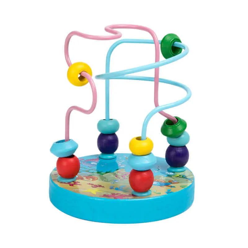 Colorful Wooden Toys Rattles – Montessori Rainbow Blocks