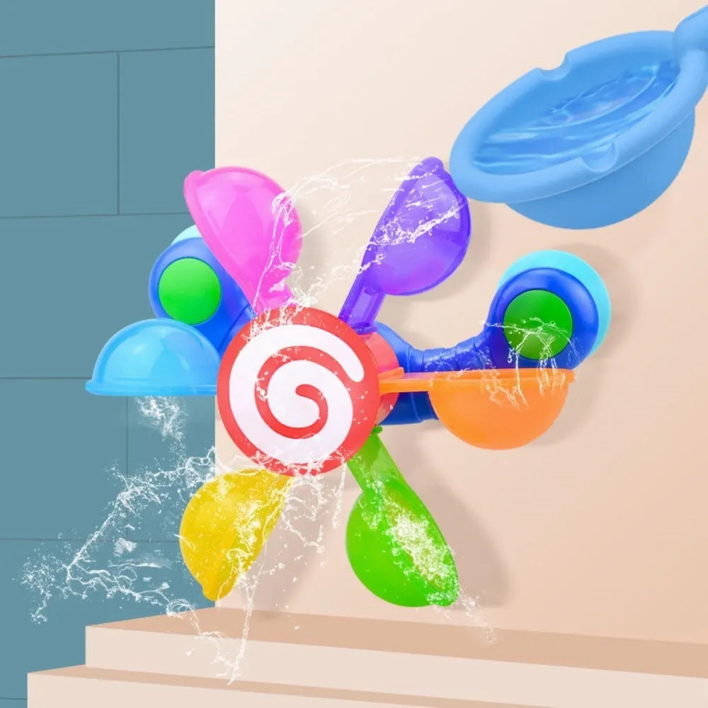 Colorful Waterwheel Baby Bath Toy