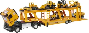 Construction Carrier Trucks Toy Set – Highly Simulated 1:40 & 1:70 Alloy Inertia Driving Model Vehicles, Including Forklifts, Wheel Loaders, Road Rollers, Excavators, Mixers, and Transport Trucks