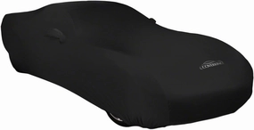 Coverking Custom Fit Car Cover for Select Plymouth Duster Models - Satin Stretch (Black)