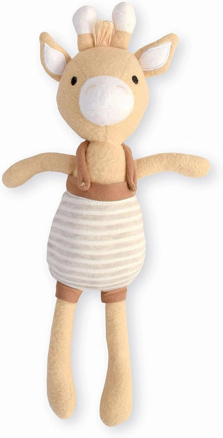 Crane Baby Handmade Stuffed Animal, JoJo The Giraffe Plush Toy, Safari Animal Nursery Decor, Stuffed Giraffe, Baby Stuffed Animals