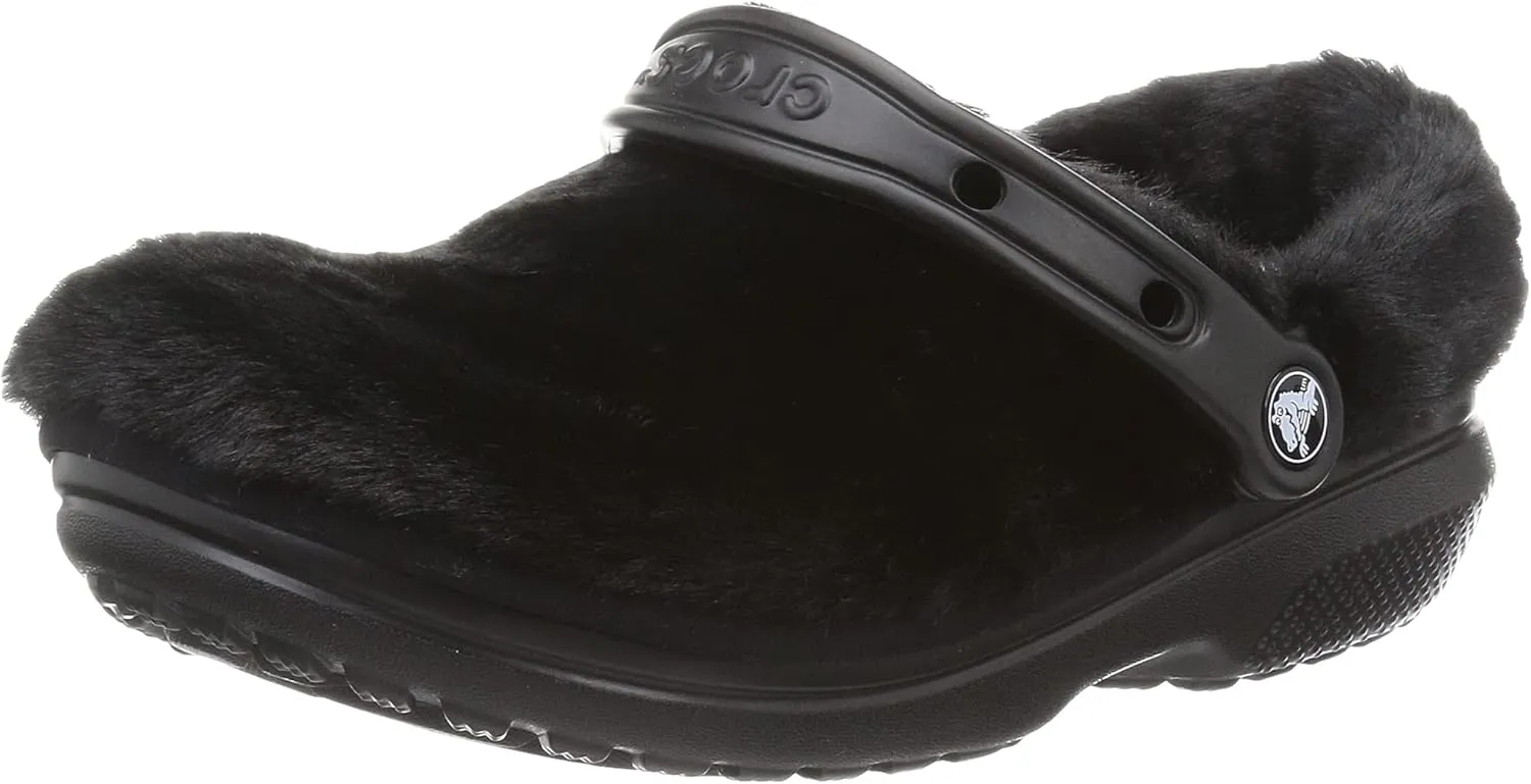 Crocs Unisex-Adult Men's and Women's Classic Fur Sure Clog | Fuzzy Slippers