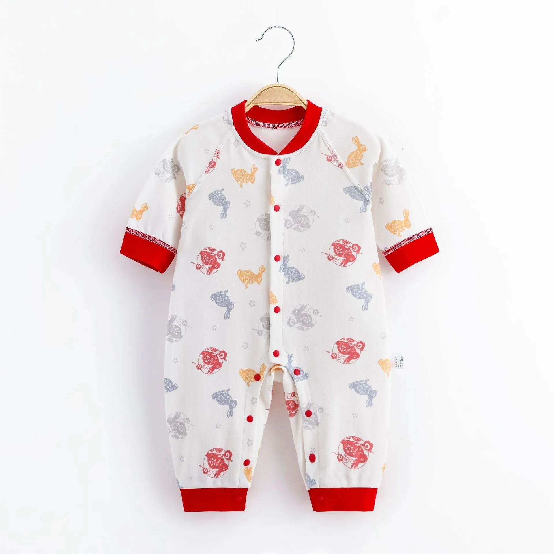 Cute Baby Printed Cotton Jumpsuit