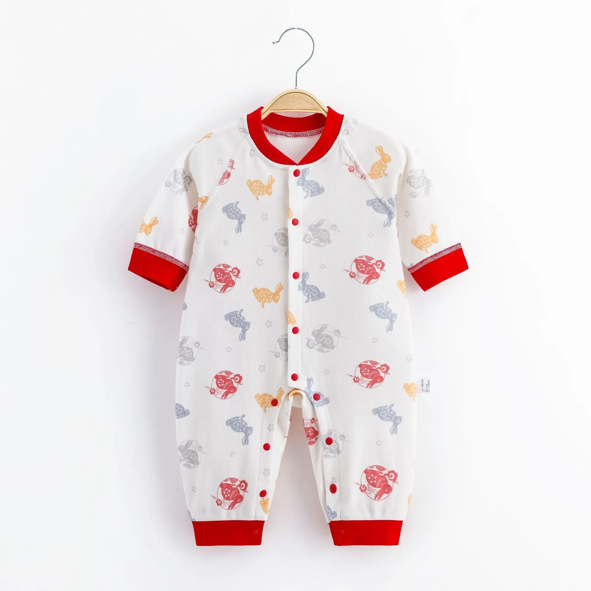 Cute Baby Printed Cotton Jumpsuit