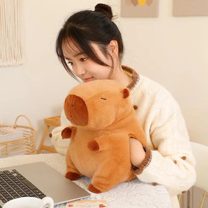 Cute Capybara Hand Warmer Plush Pillow