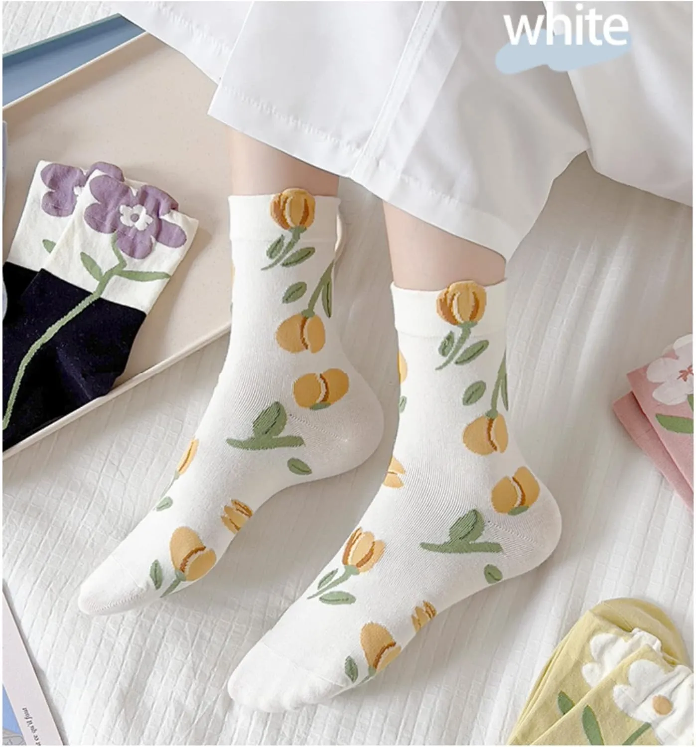 Cute Cotton Socks for Women and Girls Novelty Ankle Athletics Sock