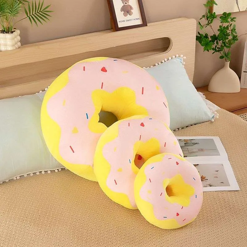 Cute Orange Donut Stuffed Animal