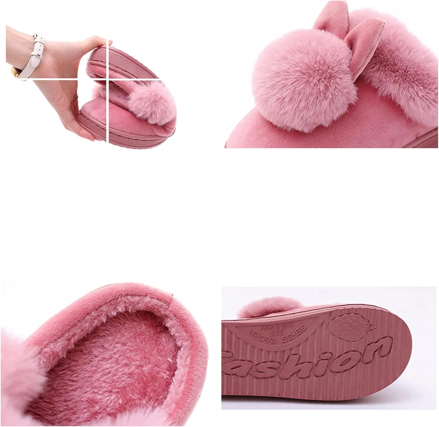 Cute rabbit slippers Cartoon animal slippers Women slippers Men slippers Winter slippers Plush slippers home shoes Warm slippers Soft comfortable
