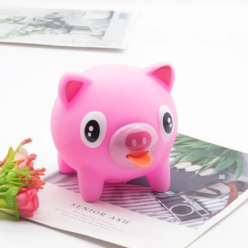 Cute vocal tongue doll pinch music children's decompression vent toy vocal animal decompression toy stress toys