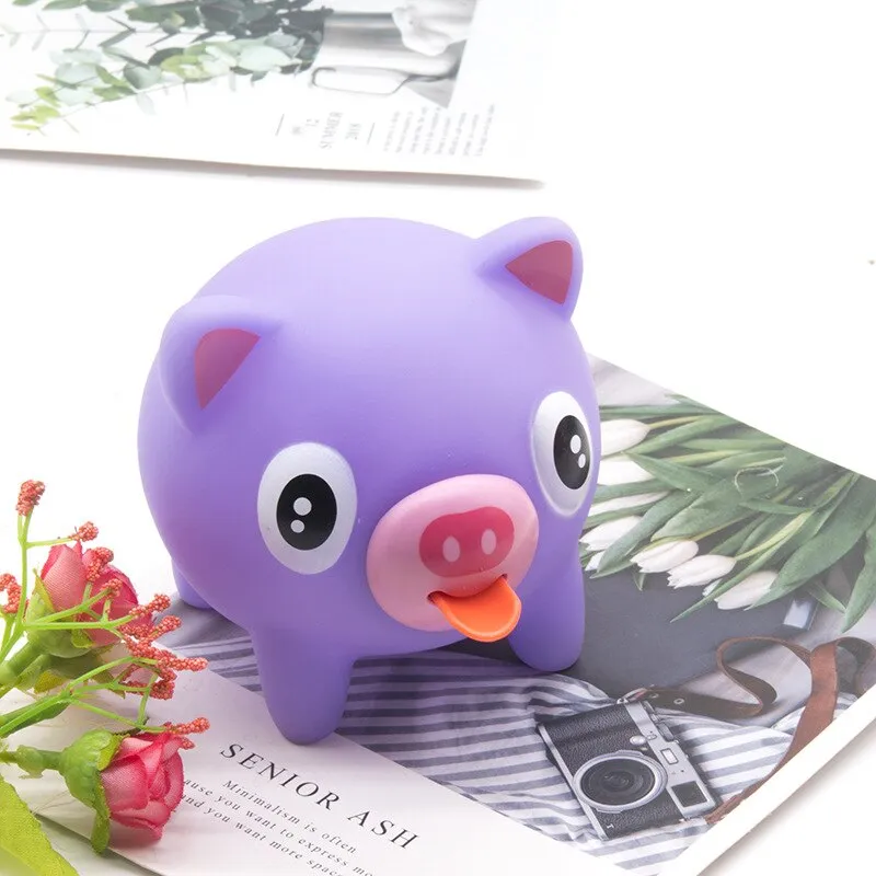 Cute vocal tongue doll pinch music children's decompression vent toy vocal animal decompression toy stress toys