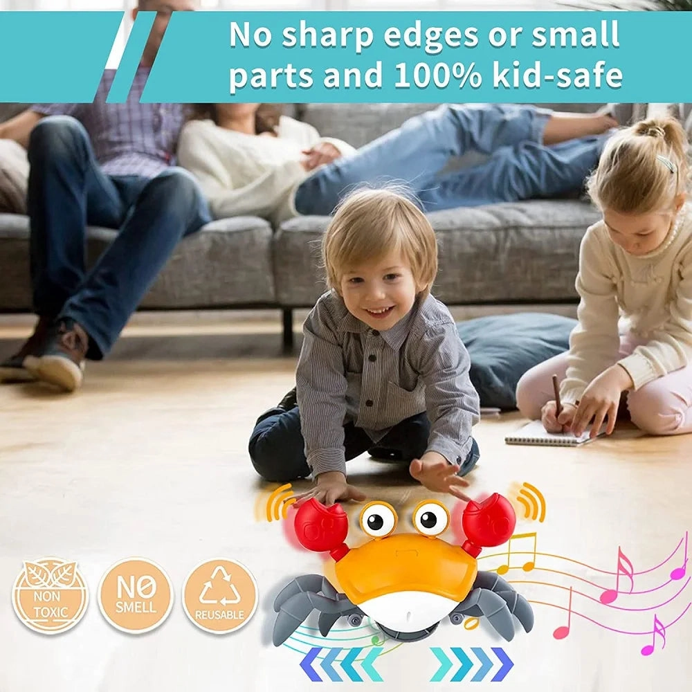 Cute Crawling Crab Baby Toy