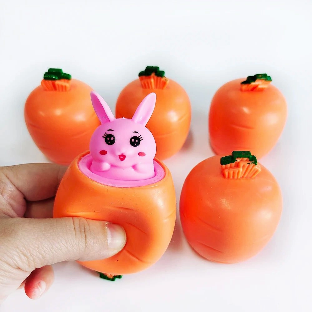Cute Easter Rabbit Squeeze Cup Toy 2024