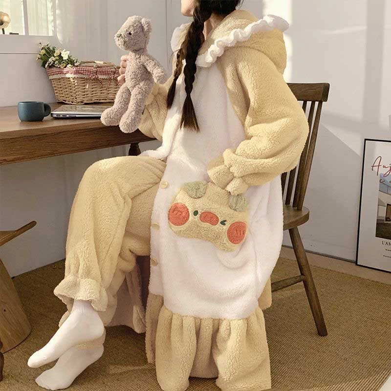 Cute Pig Hoodie Pajamas Plush