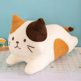 Cute Three-Color Cheese Cat Plush Toy(18002)