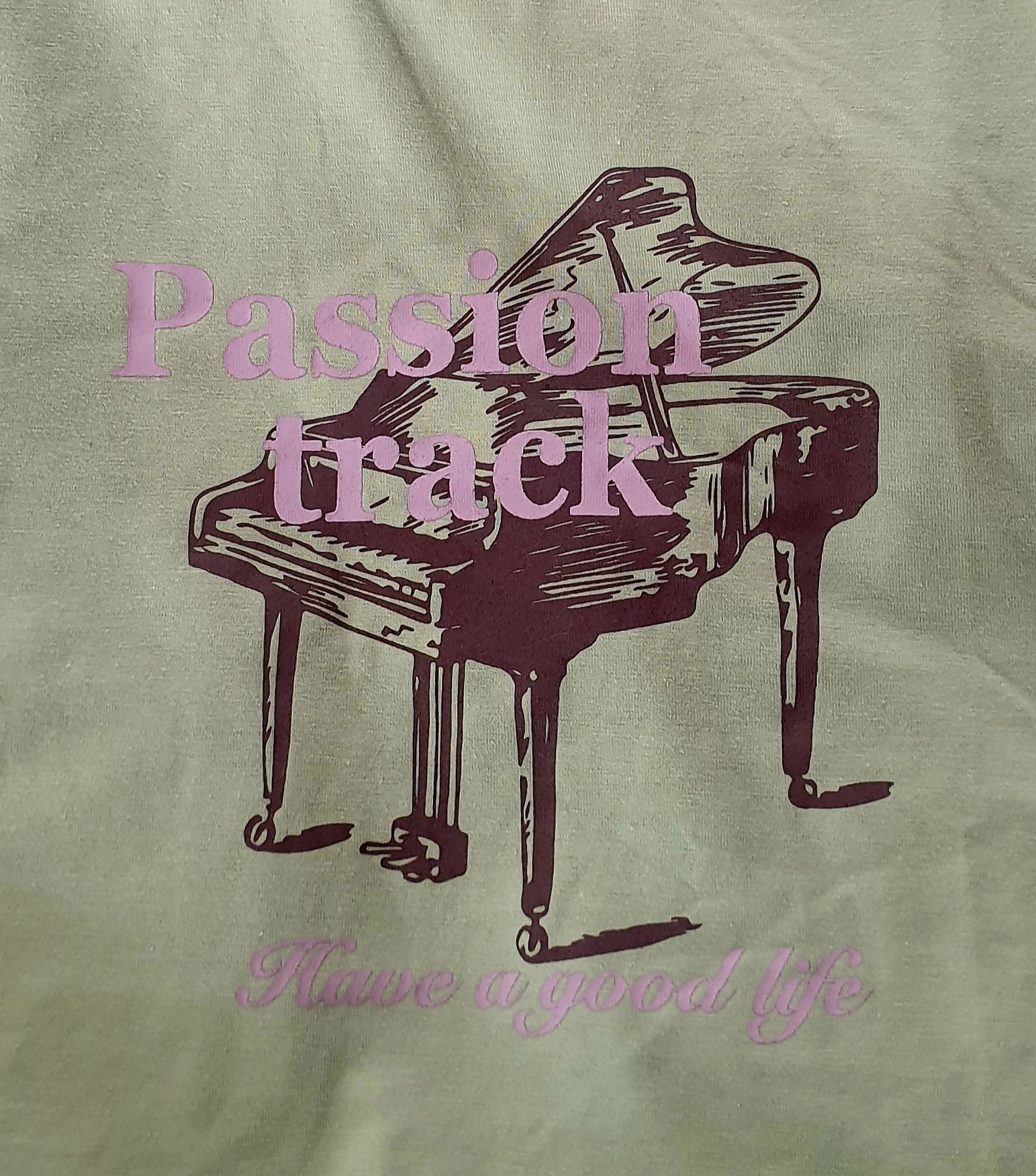 Dazy Green Piano Women's T-Shirt (Small)