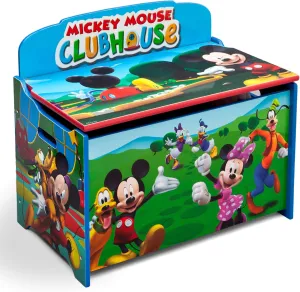 Delta Children Deluxe Toy Box, Disney Mickey Mouse
