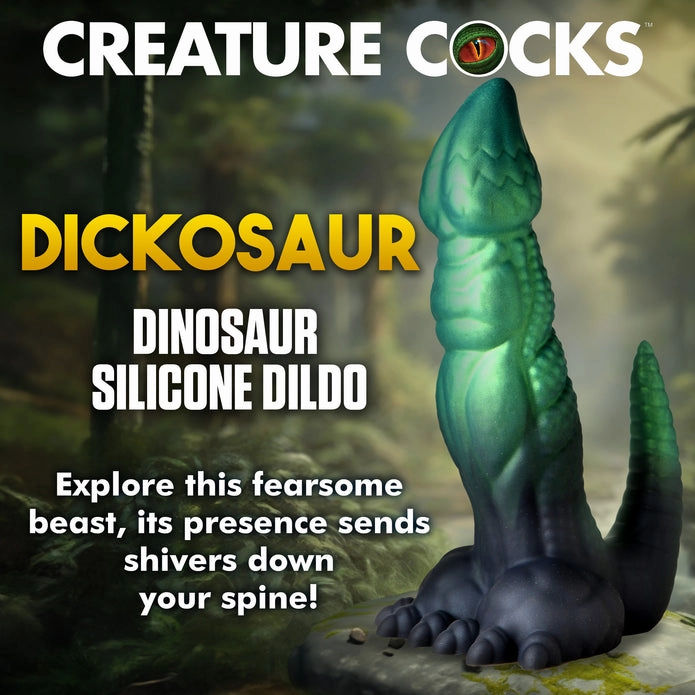 Dickosaur Dinosaur Silicone Dildo by Creature Cocks