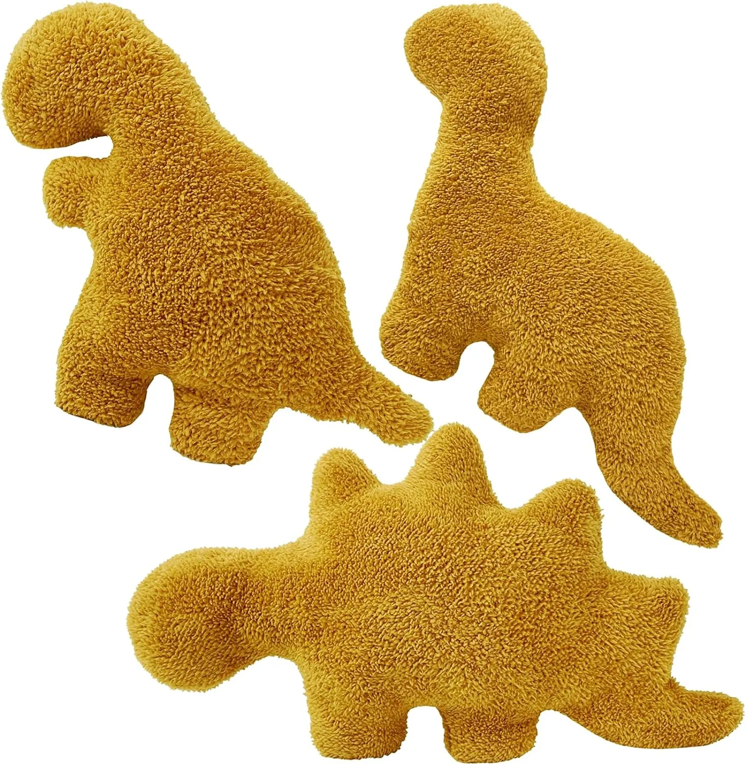 Dino Chicken Nugget Pillow Set 24in
